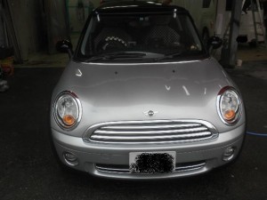 BMW Mini スモークフィルム施工 BMW Mini スモークフィルム施工